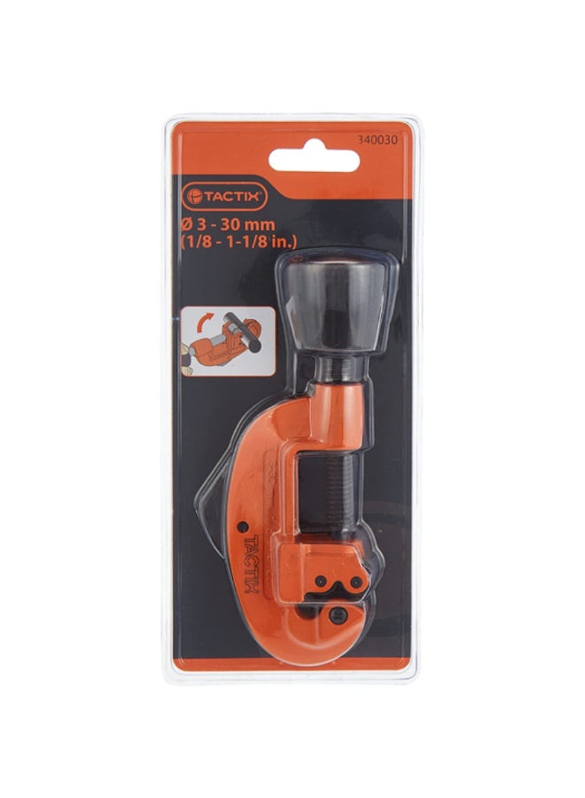 Tactix Professional Alloy Steel Blade Tube Cutter Orange and Black 3-30 mm 340030 - Image 2