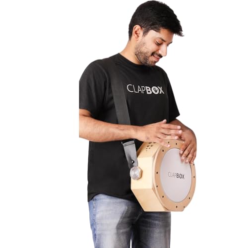 Clapbox Travel Cajembe Drum Birch Wood (H:6" W:12" L:12") - Included is a Padded Bag and Strap | With a Snare Adjusting Feature for Versatility | Most Popular Drum Circle Instrument (Travel Cajembe) - Image 5