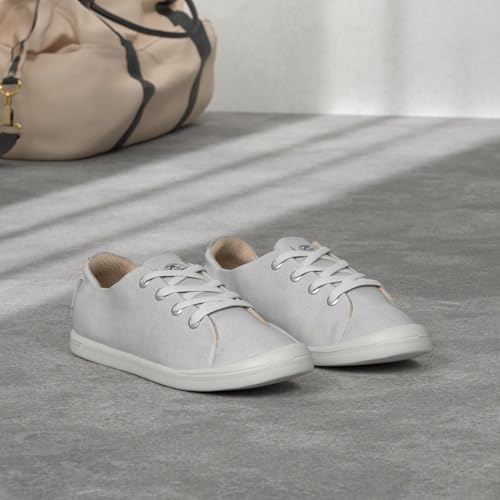 Roxy Women's Rory Slip On Sneaker Loafer Flat, Medium Grey, 6.5 - Image 2