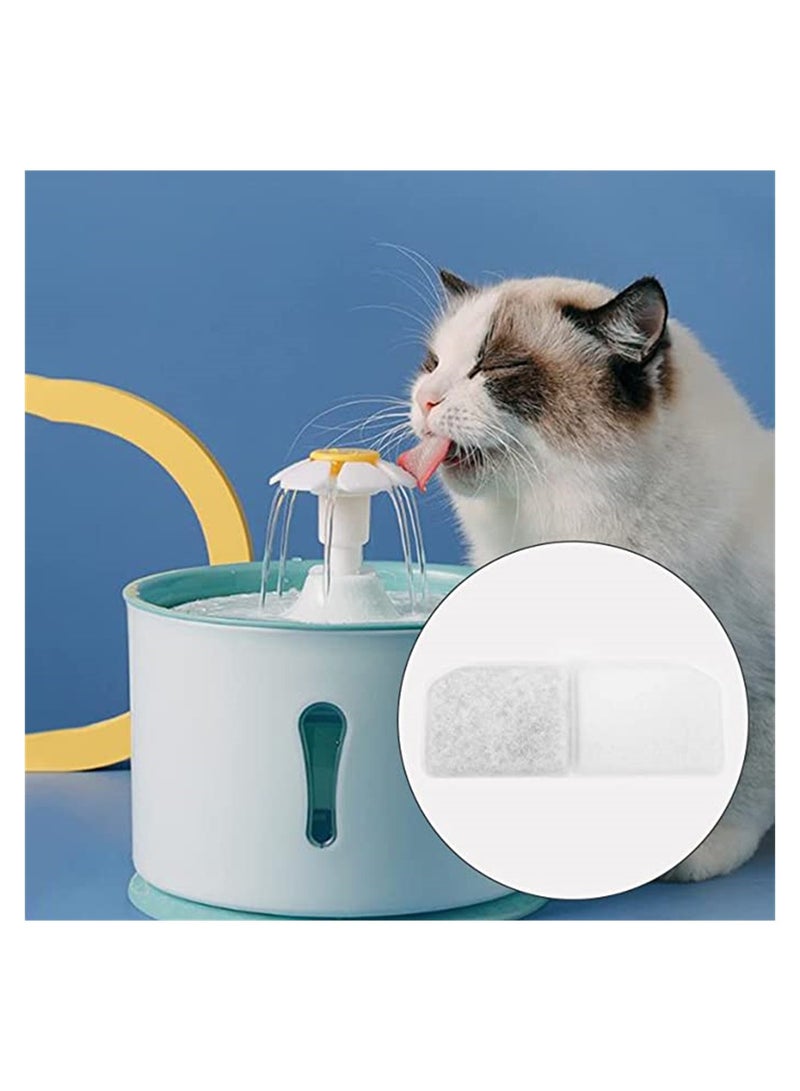 Pet Drinking Water Filter Cotton Pet Water Fountain Replacement Filter Activated Carbon for Automatic Pet Water Dispenser for Cats Dogs 10Pcs - Image 2