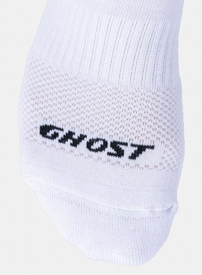 Ghost Cushioned Low Cut Socks (4 Pairs) - White - Image 3