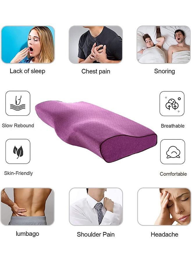 Arabest Contour Memory Foam Pillow Orthopedic Sleeping Pillows - Image 3