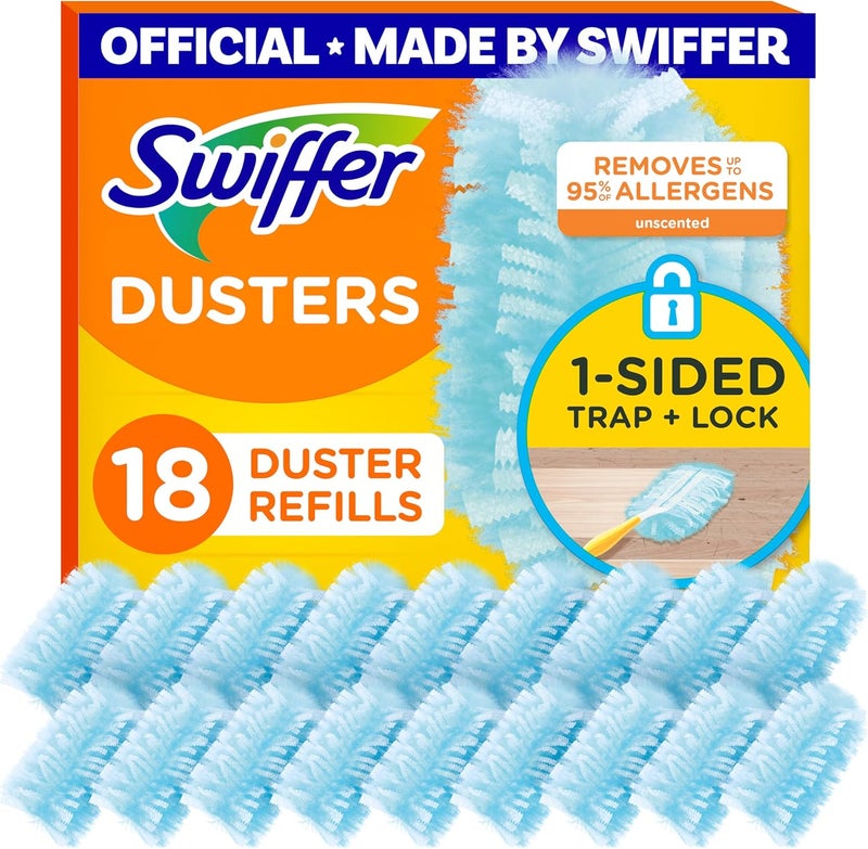 Swiffer Dusters Surface Refills, Ceiling Fan Duster, Unscented, 18 Count - Image 1