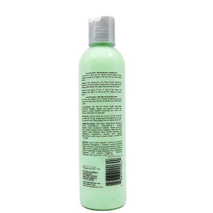 SIMPLY SMOOTH Keratin Replenishing Tropical Conditioner Keratin & Collagen Infused Daily Moisturizer For All Hair Types Restore Depleted Keratin To Provide Strength & Enhance Shine 8.5 Oz - Image 2