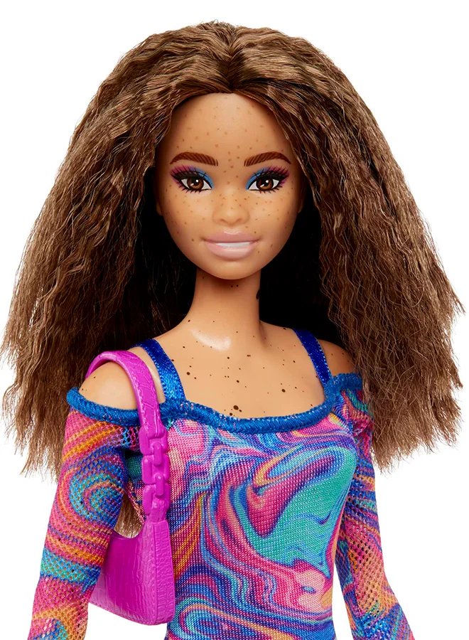 Barbie Barbie Fashionistas Doll  Rainbow Marble Swirl (New Pack.)