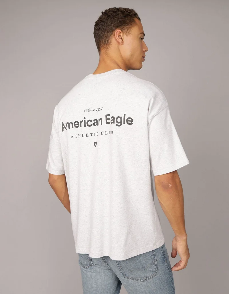 American Eagle AE Oversized Logo Graphic T-Shirt