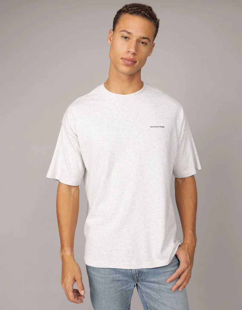 American Eagle AE Oversized Logo Graphic T-Shirt