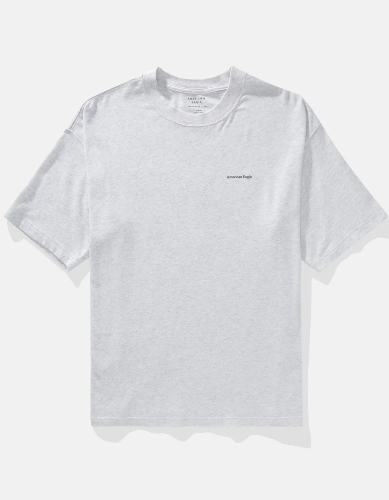 American Eagle  AE Oversized Logo Graphic T-Shirt for Men | Best Price UAE