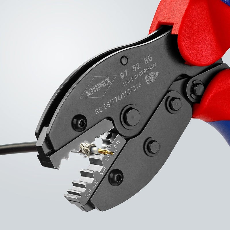 KNIPEX PreciForce Crimping Pliers (220 mm) 97 52 50 - Image 4