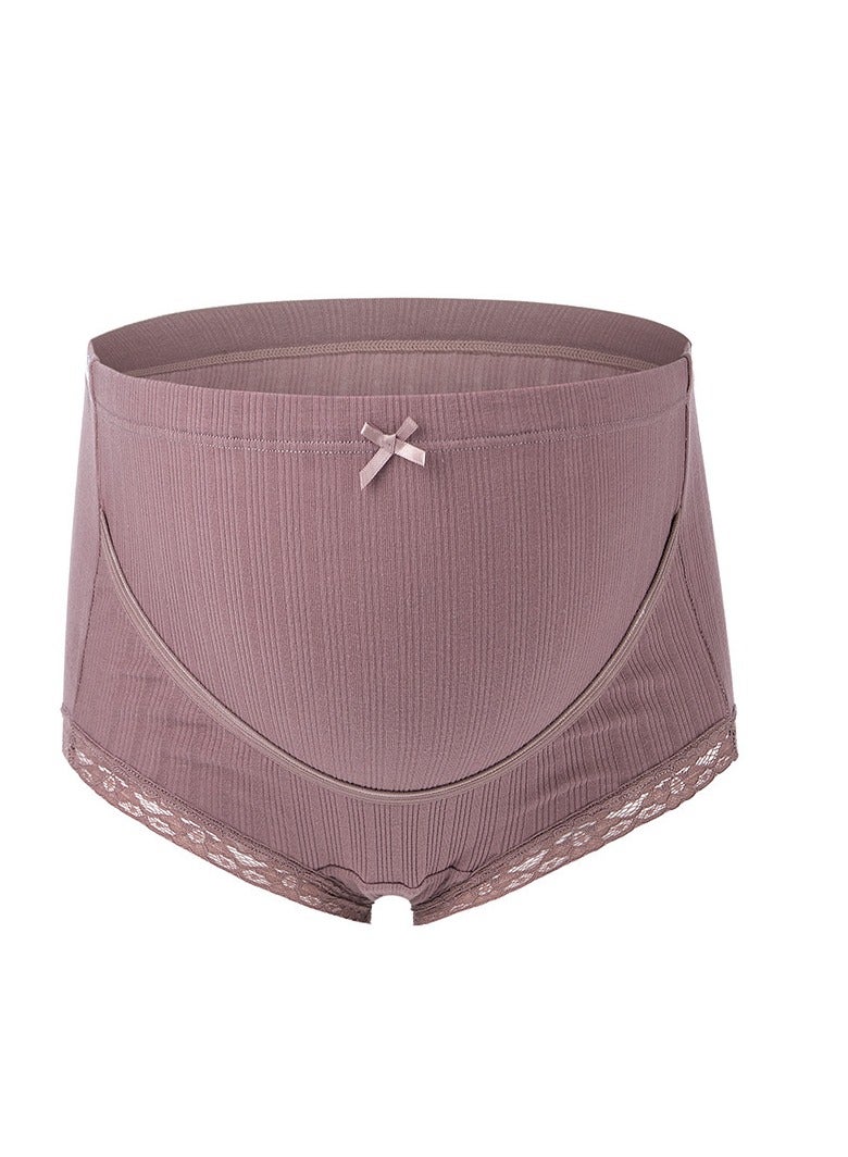 4pcs Maternity OverBump Underwear Cotton Plus Size Pregnancy High Waist Postpartum Support Panties.  - Image 2
