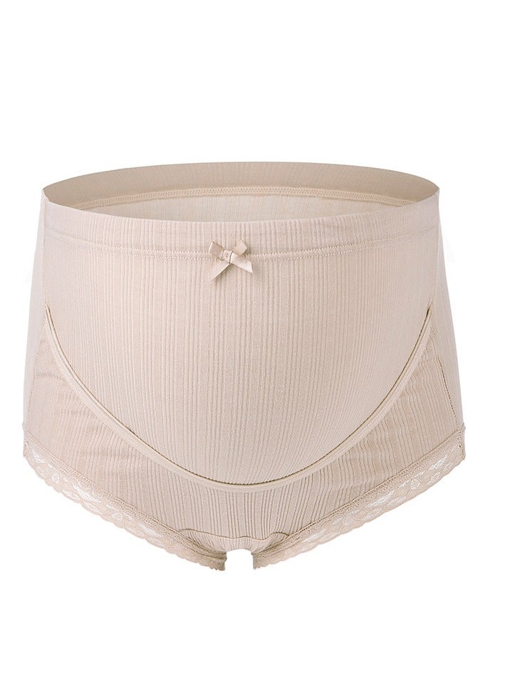 4pcs Maternity OverBump Underwear Cotton Plus Size Pregnancy High Waist Postpartum Support Panties.  - Image 3