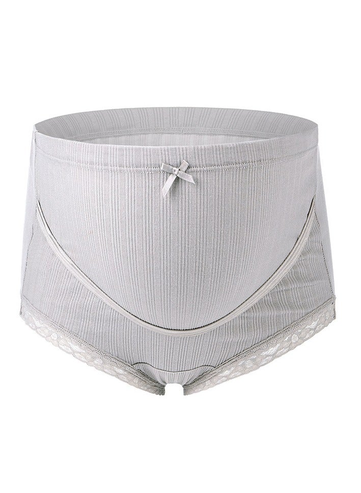 4pcs Maternity OverBump Underwear Cotton Plus Size Pregnancy High Waist Postpartum Support Panties.  - Image 4