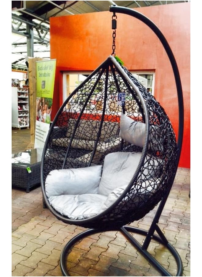Sampa Rattan Sampa Rattan Solo Swing Chair – A Relaxing Haven Just for You.  - Image 1