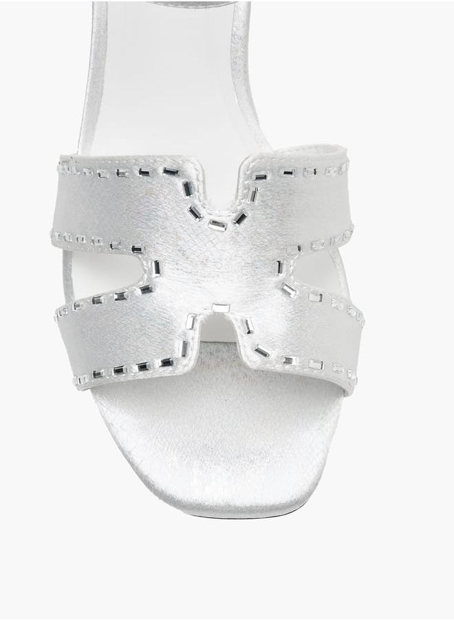 Celeste Womens Slingback Sandals With Buckle Closure And Stiletto Heels Ramadan Collection  - Image 4