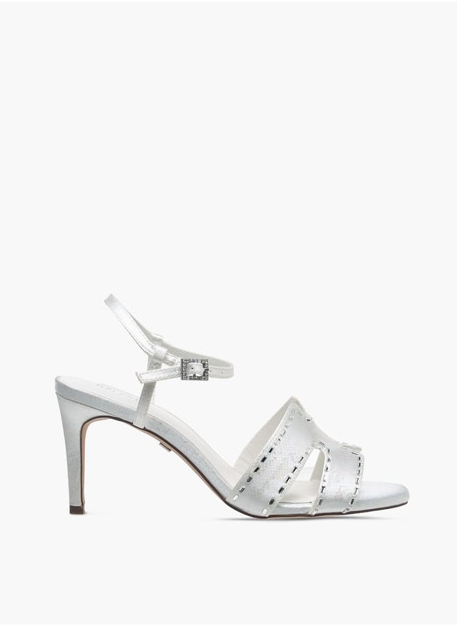 Celeste Womens Slingback Sandals With Buckle Closure And Stiletto Heels Ramadan Collection  - Image 3