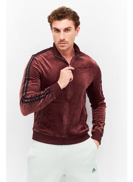 INC Men Stripe Softshell Jacket,  Brown  - Image 1