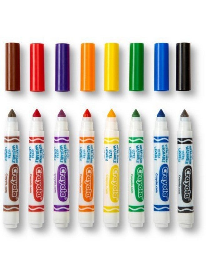 Crayola Broad Line Washable Markers 8 Markers Classic Colors Pack Of 10 - Image 2