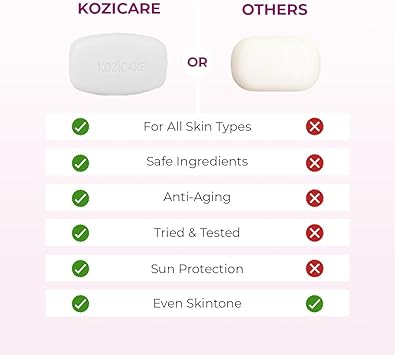 Kozicare Skin Whitening Soap 75g Pack of 3 - Image 5