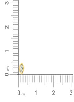 Malabar Gold and Diamonds 18 Carat 750 Purity Yellow Diamond Nosepin MNGNNP0265YVS-G for Women  - Image 4