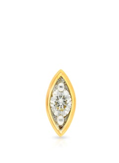 Malabar Gold and Diamonds 18 Carat 750 Purity Yellow Diamond Nosepin MNGNNP0265YVS-G for Women  - Image 2