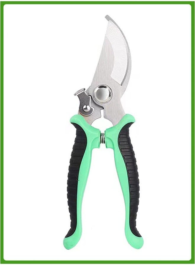 Generic 1Pieces Garden Pruning Shears, Manual Gardening Shears, Professional Garden Scissors with Stainless Steel Blades, Extra Sharp Scissors for Pruning Fruits, Flowers, Plants, Greens  - Image 1