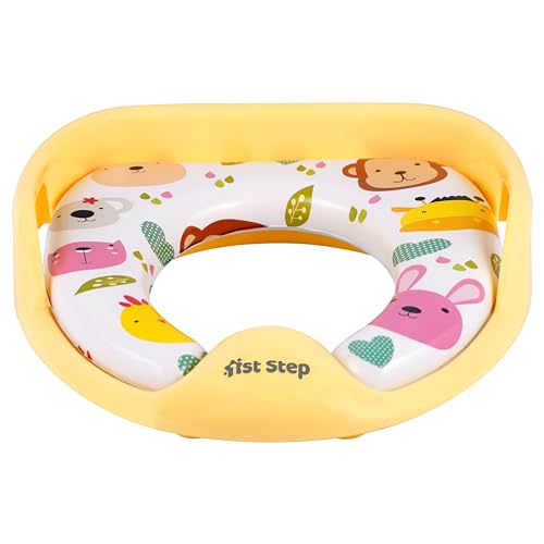 1st Step Baby Western Cushioned Potty Training Seat With Handles (Yellow) - Image 3