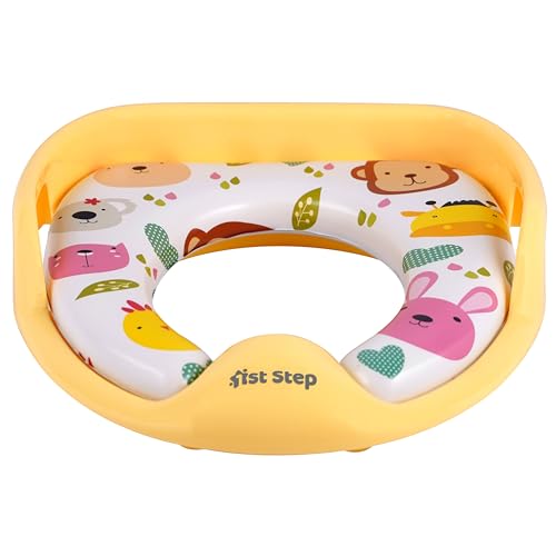 1st Step Baby Western Cushioned Potty Training Seat With Handles (Yellow) - Image 2