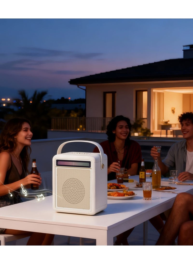 Tiko Boombox 2 25W Player Wireless Bluetooth Portable Unleash Powerful Partyboost Speaker - White - Image 2