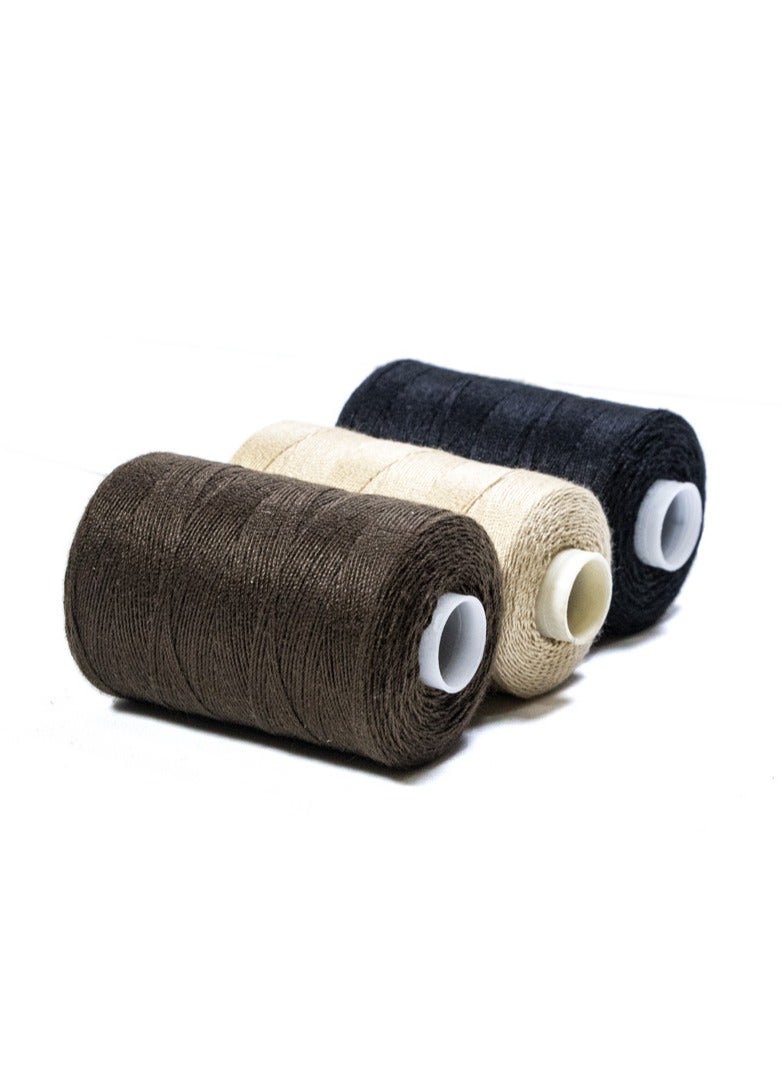 3 Rolls Jeans Sewing Threads – Durable Denim Stitching for DIY Projects– 300 Yards Each - Image 1