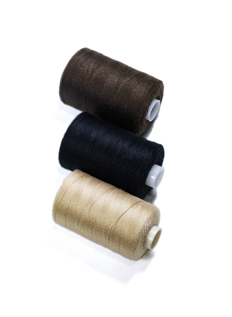 3 Rolls Jeans Sewing Threads – Durable Denim Stitching for DIY Projects– 300 Yards Each - Image 3