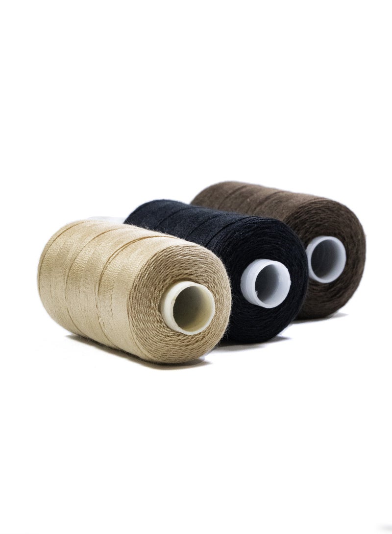 3 Rolls Jeans Sewing Threads – Durable Denim Stitching for DIY Projects– 300 Yards Each - Image 4