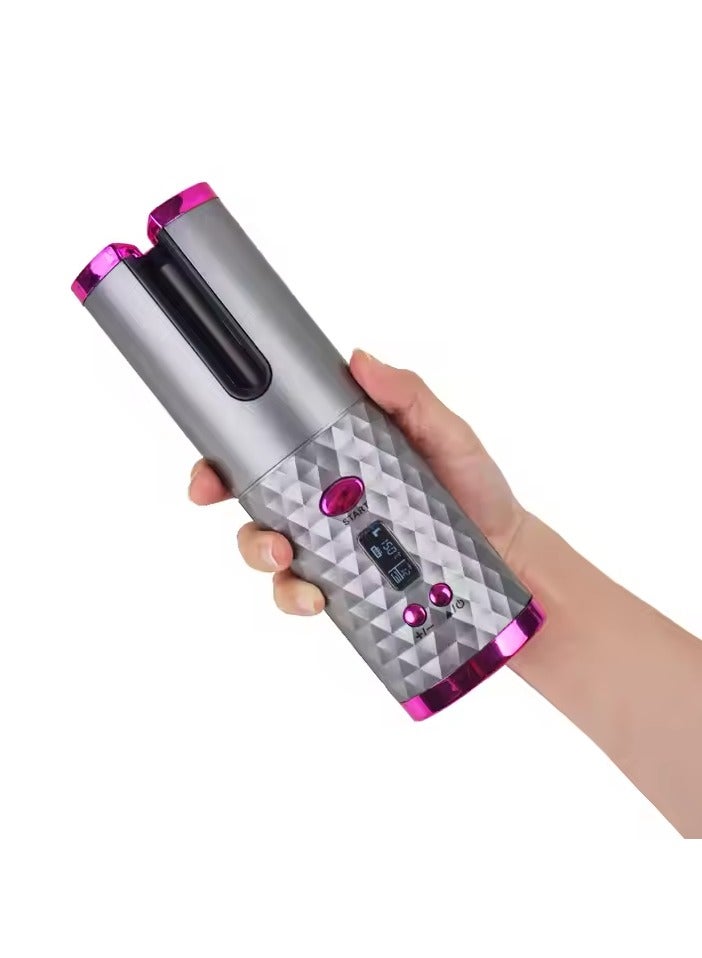 Electric Mini Spiral Wavy Curls Cordless Rechargeable Automatic Hair Curler Rotating Wireless Hair Curler Curling Iron - Image 1