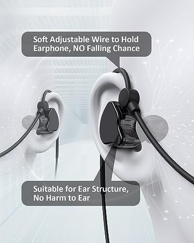 Maxquall Referee Headset Earphone with Mic Professional 1pc Newly Designed 35mm Jack V6 V4 FBIM Football Soccer Coach Judger Arbitration Earhook Earpiece1PC L Earpiece - Image 3