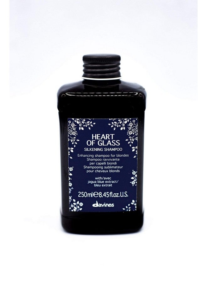 Davines Heart of Glass Silkening Shampoo for Blonde Care, 8.45 fl. oz. (Pack of 1), Black - Image 2