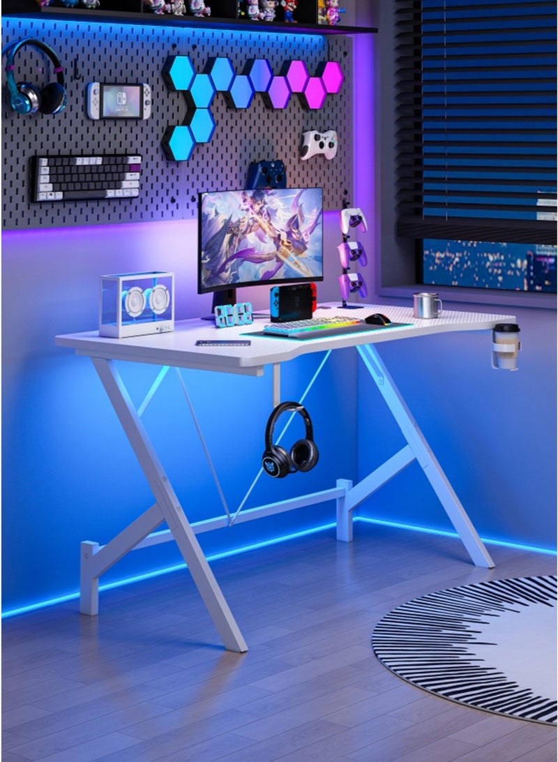 ADEBOLA Gaming Table with Cup Holder Study Table with Earphone Hook - Image 3