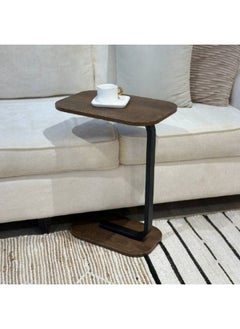 alimforyou Brown wood single serving table, size 40*60*30 cm  - Image 5