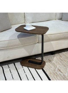 alimforyou Brown wood single serving table, size 40*60*30 cm  - Image 4