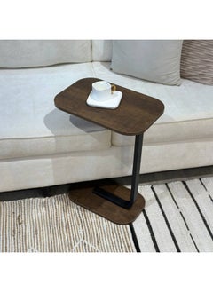 alimforyou Brown wood single serving table, size 40*60*30 cm  - Image 1