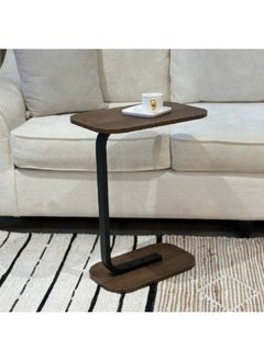 alimforyou Brown wood single serving table, size 40*60*30 cm  - Image 3
