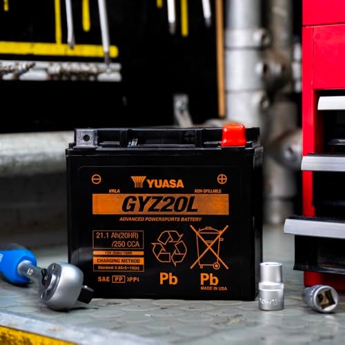 Yuasa بطارية يوآسا YUAM720GZ GYZ20L مفعلة من المصنع من سلسلة GYZ AGM - Image 2