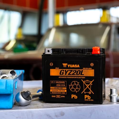 Yuasa بطارية يوآسا YUAM720GZ GYZ20L مفعلة من المصنع من سلسلة GYZ AGM - Image 3