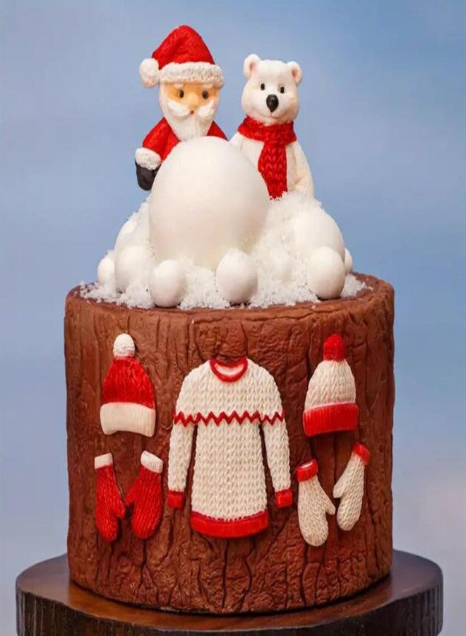 MINFEIDMS Knitted Sweater Fondant Mold Glove Hat Cake Decorating Silicone Mold For Cupcake Topper Candy Chocolate Gum Paste Polymer Clay - Image 4