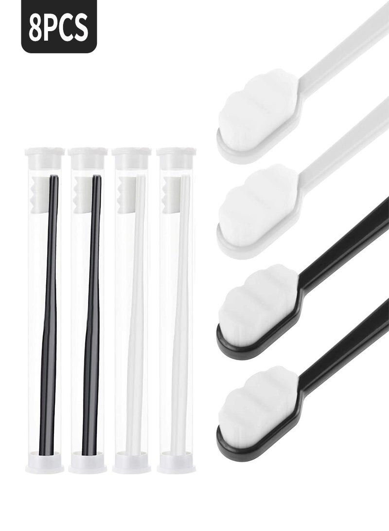 BEIRUI 8PCS Soft Bristle Toothbrush, Ultra Soft Toothbrush for Sensitive Gums, Micro Nano Toothbrush with 20,000 Soft Bristles for Pregnant Women, Elderly, Adults, Children, Braces and Gum Recession - Image 1
