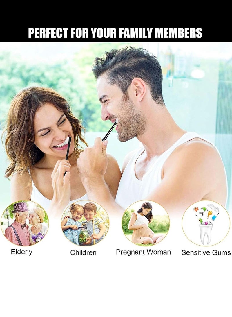 BEIRUI 8PCS Soft Bristle Toothbrush, Ultra Soft Toothbrush for Sensitive Gums, Micro Nano Toothbrush with 20,000 Soft Bristles for Pregnant Women, Elderly, Adults, Children, Braces and Gum Recession - Image 2