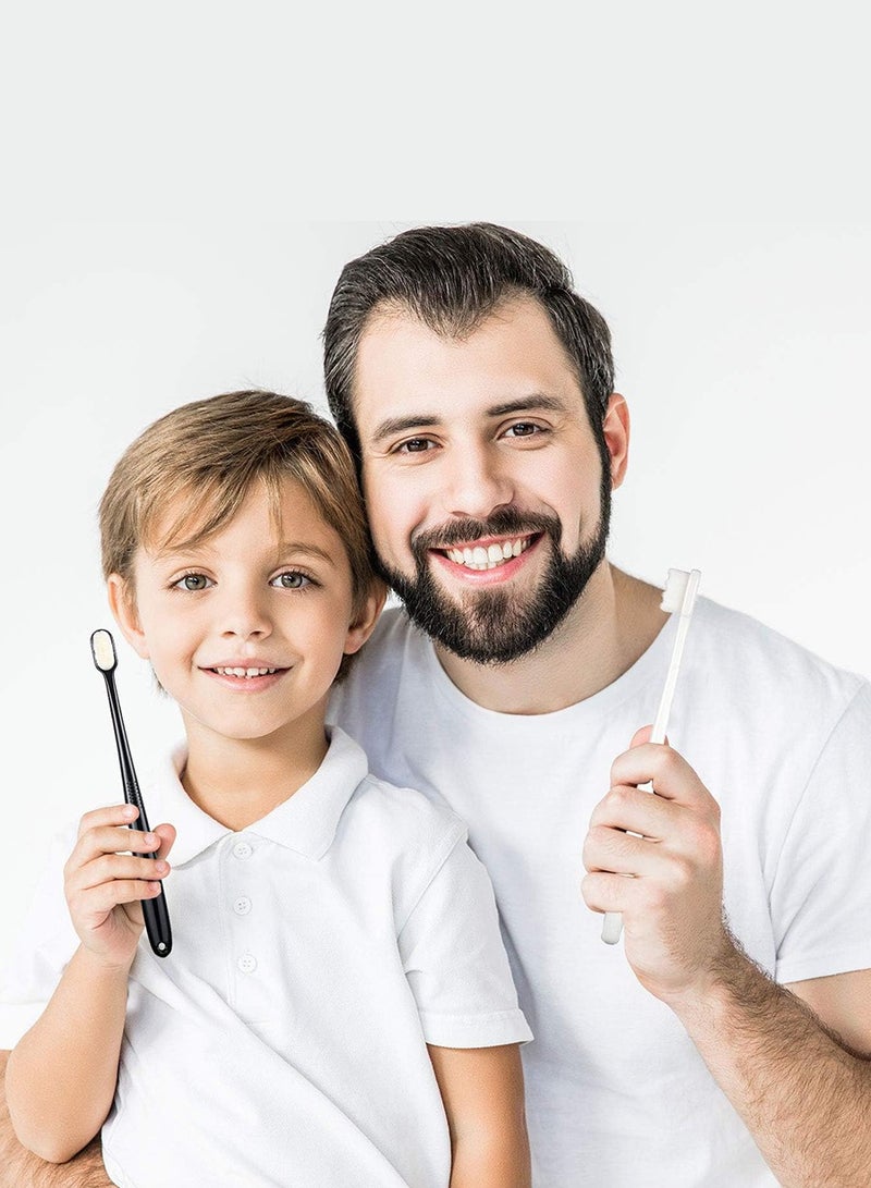 BEIRUI 8PCS Soft Bristle Toothbrush, Ultra Soft Toothbrush for Sensitive Gums, Micro Nano Toothbrush with 20,000 Soft Bristles for Pregnant Women, Elderly, Adults, Children, Braces and Gum Recession - Image 4