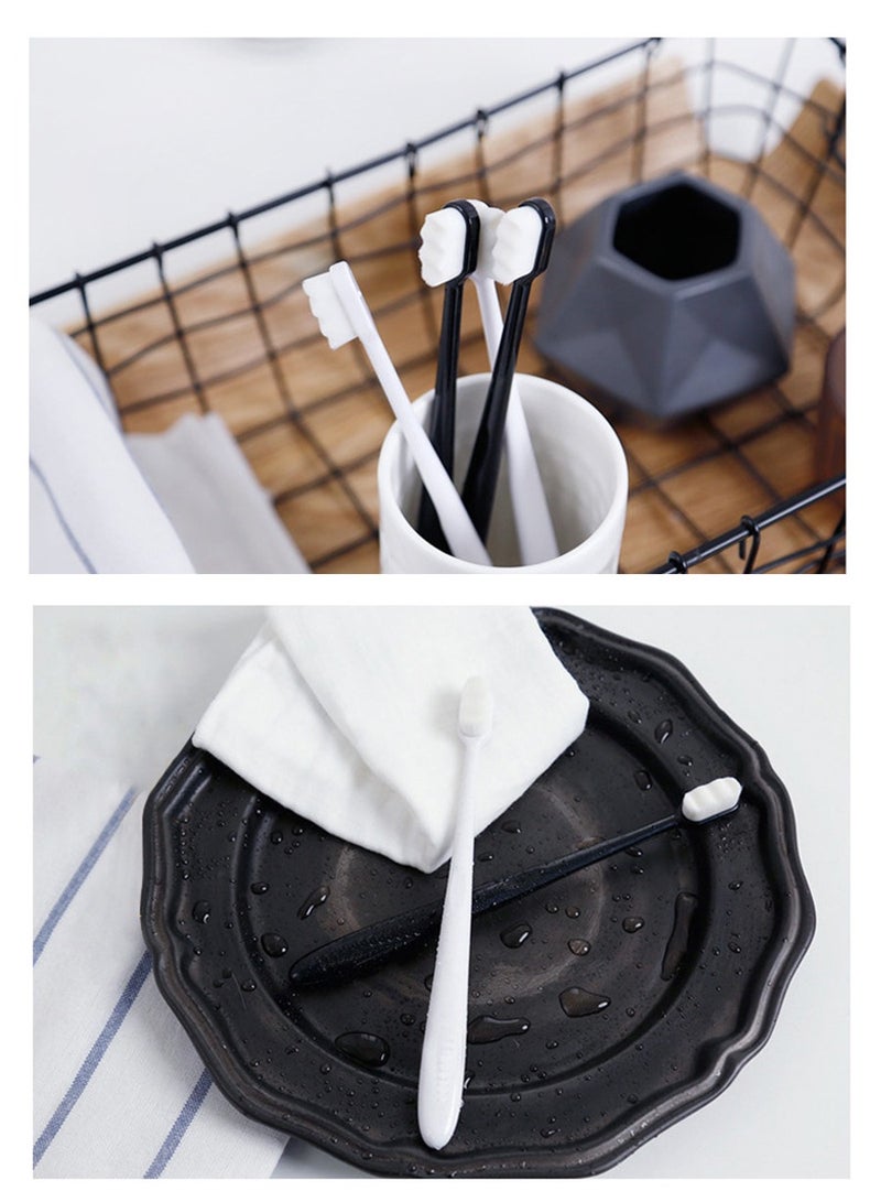 BEIRUI 8PCS Soft Bristle Toothbrush, Ultra Soft Toothbrush for Sensitive Gums, Micro Nano Toothbrush with 20,000 Soft Bristles for Pregnant Women, Elderly, Adults, Children, Braces and Gum Recession - Image 5