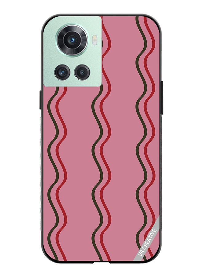 VR CREATIVE Protective Case Cover For OnePlus 10R Strips Design Multicolour - Image 1