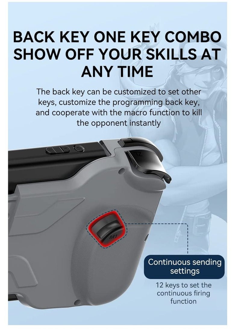 KASTWAVE Wireless Game Controller for Switch, Stretchable Ultralight Controller, Six-Axis Somatosensory Gyroscope, Dual Super Vibration Motors On 2 Sides, With E-Sports Joystick - Image 5