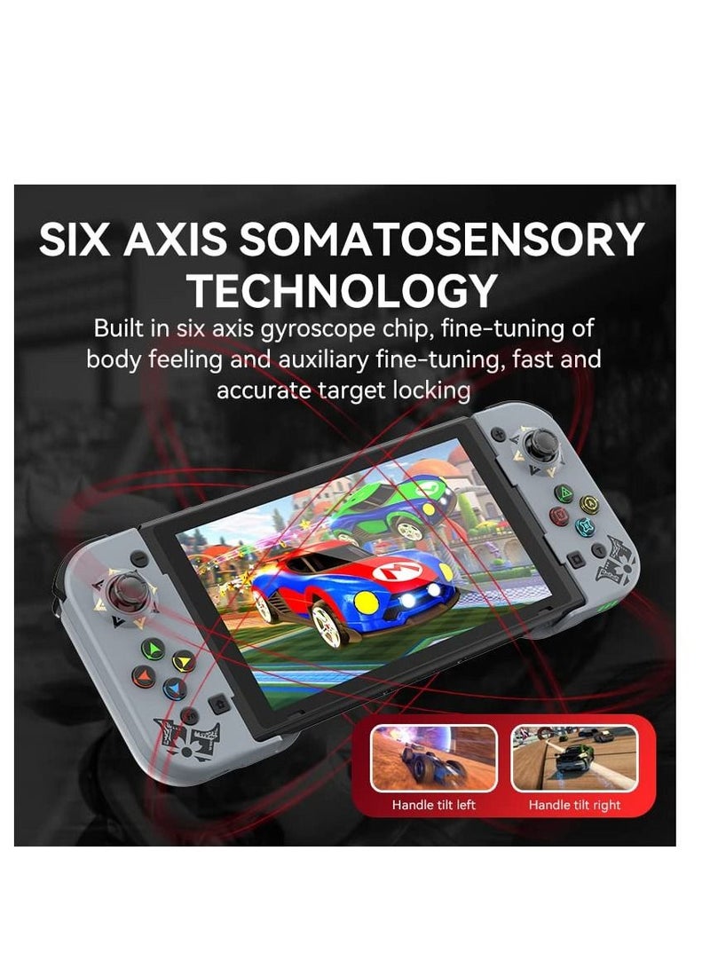 KASTWAVE Wireless Game Controller for Switch, Stretchable Ultralight Controller, Six-Axis Somatosensory Gyroscope, Dual Super Vibration Motors On 2 Sides, With E-Sports Joystick - Image 3