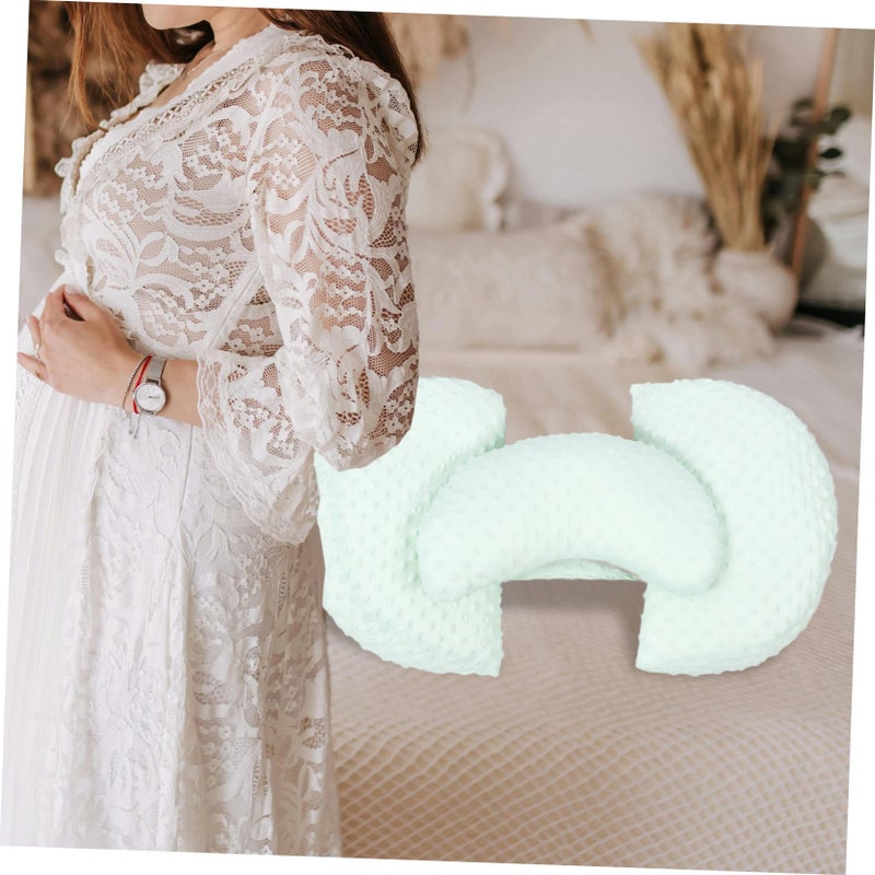 Maternity Pillow for Side Sleeping Back Hips Support Cooling Lumbar Cushion - Image 5
